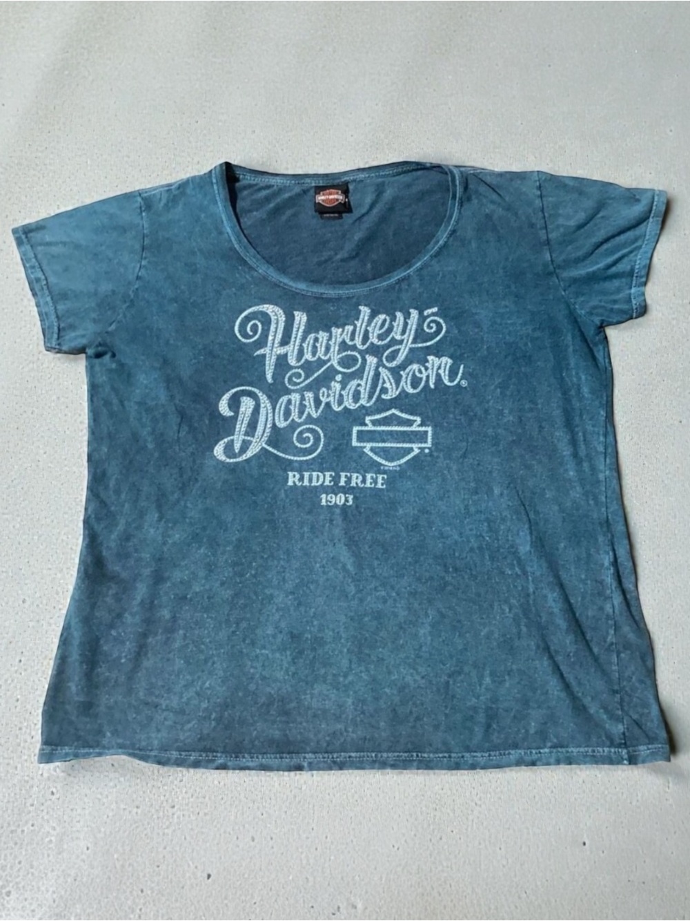 Harley-Davidson Ride Free 1903 Turquoise Colored Black Hills Rapid City South Da